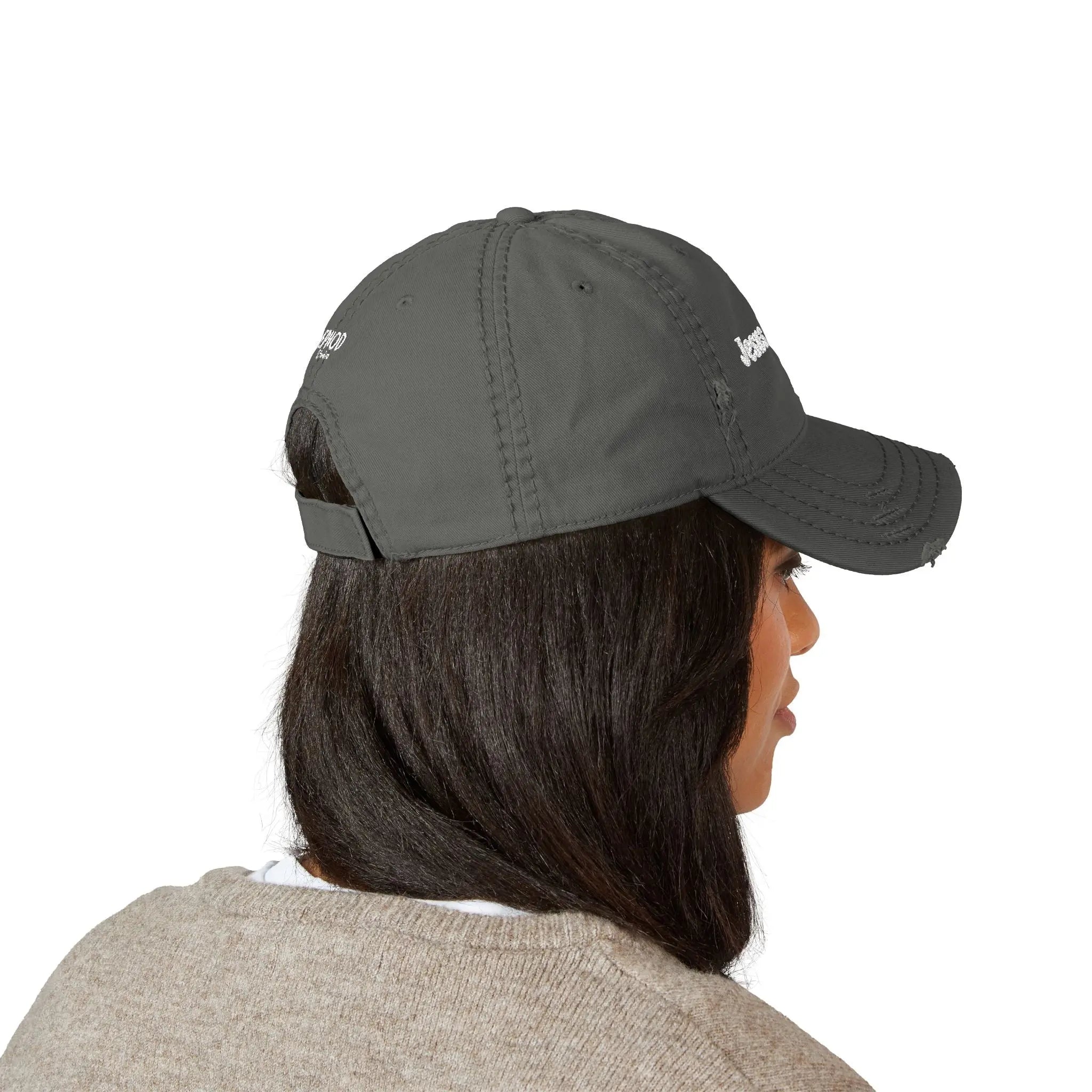 Jesus is King Distressed Dad Hat Printify
